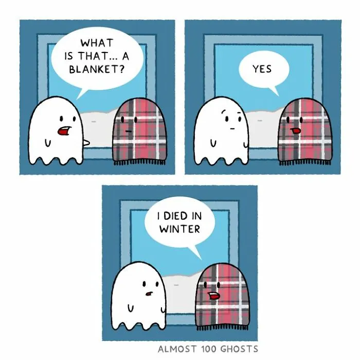 This Artist Makes Adorable Comics Showing The Funny Side Of The Afterlife (23 New Pics)