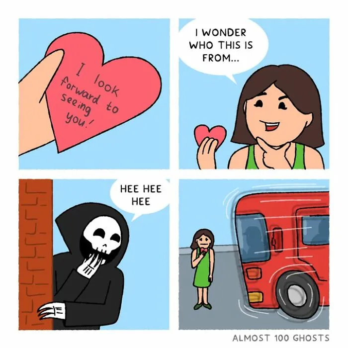 This Artist Makes Adorable Comics Showing The Funny Side Of The Afterlife (23 New Pics)