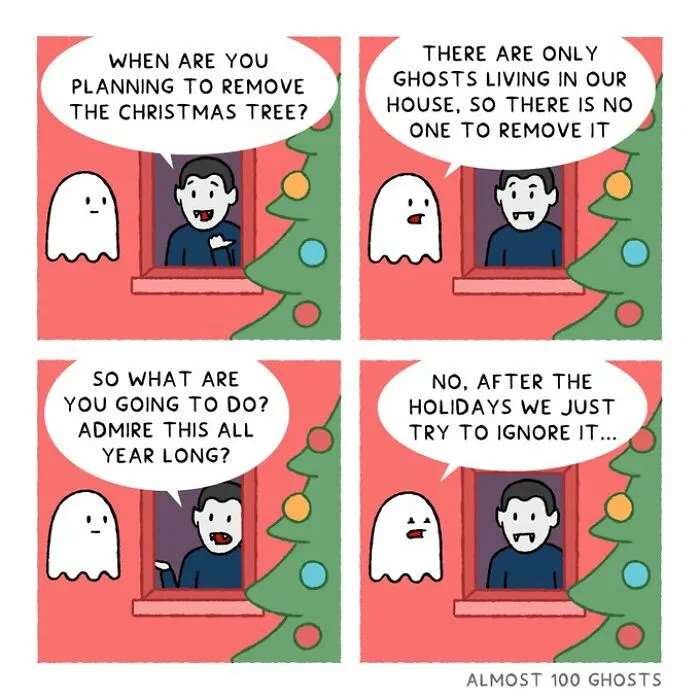 This Artist Makes Adorable Comics Showing The Funny Side Of The Afterlife (23 New Pics)