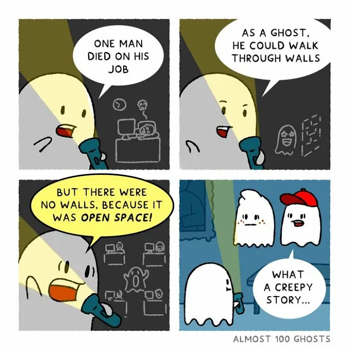 This Artist Makes Adorable Comics Showing The Funny Side Of The Afterlife (23 New Pics)