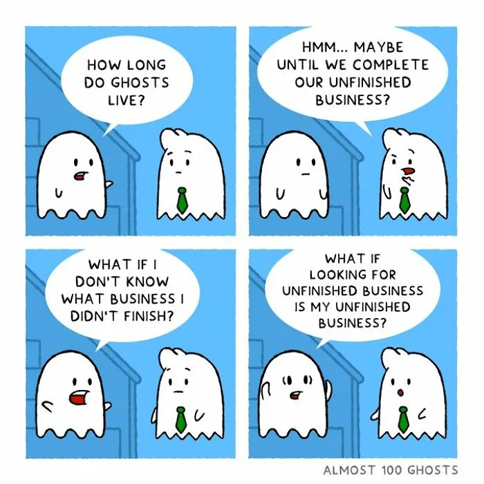 This Artist Makes Adorable Comics Showing The Funny Side Of The Afterlife (23 New Pics)