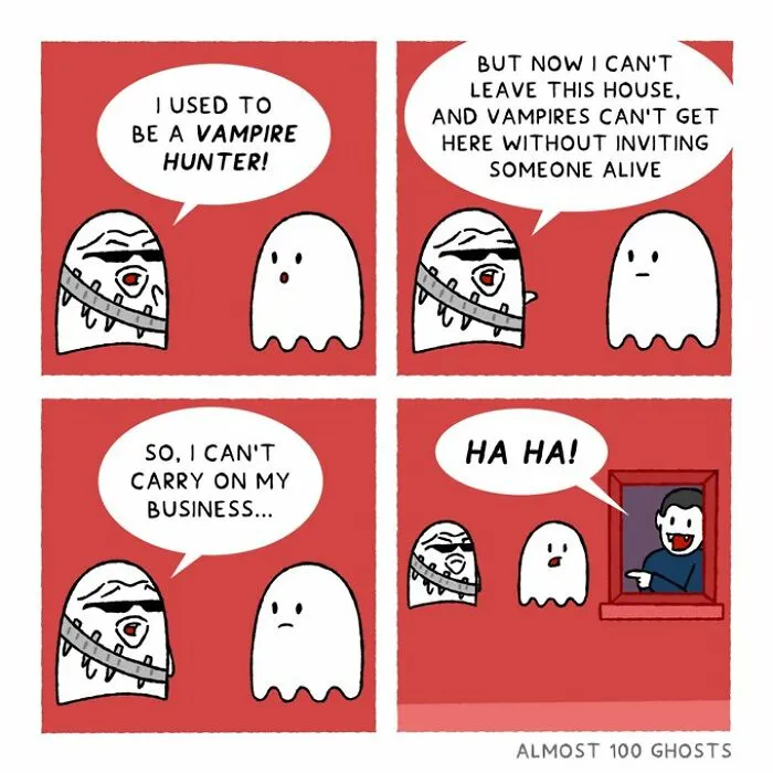 This Artist Makes Adorable Comics Showing The Funny Side Of The Afterlife (23 New Pics)