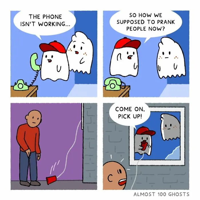 This Artist Makes Adorable Comics Showing The Funny Side Of The Afterlife (23 New Pics)