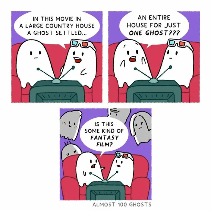 This Artist Makes Adorable Comics Showing The Funny Side Of The Afterlife (23 New Pics)