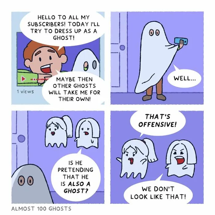 This Artist Makes Adorable Comics Showing The Funny Side Of The Afterlife (23 New Pics)