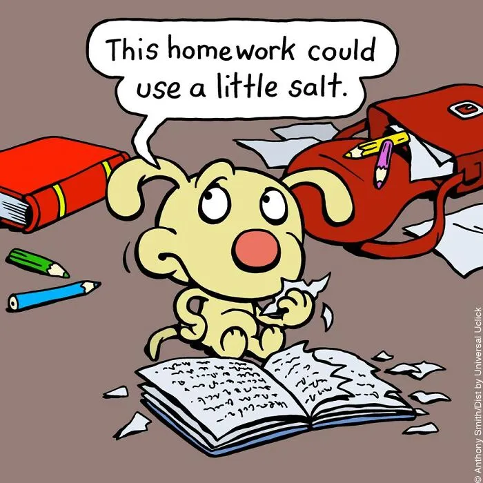 Artist Makes 30 Hilarious One-Panel Comics About A Cute Dog And His Daily Dilemmas