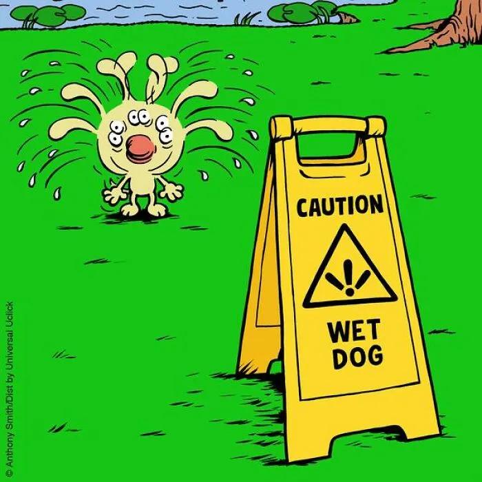 Artist Makes 30 Hilarious One-Panel Comics About A Cute Dog And His Daily Dilemmas