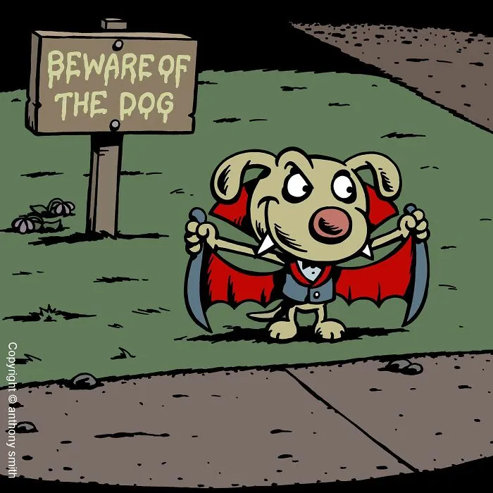 Artist Makes 30 Hilarious One-Panel Comics About A Cute Dog And His Daily Dilemmas
