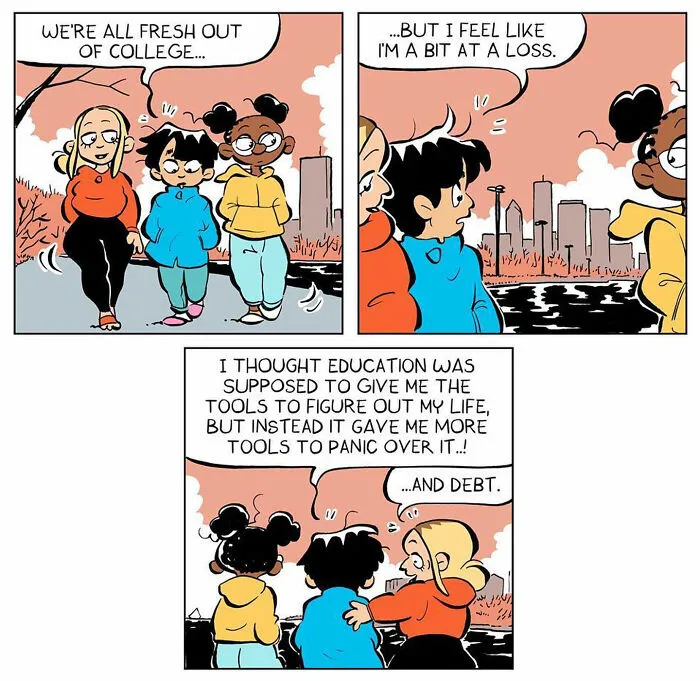 Artist Created 30 Relatable Comics About Growing Up And Becoming An Adult In Modern Times