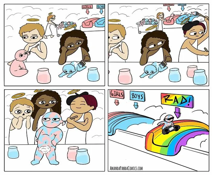 30 Hilarious Comics Depicting Ordinary Situations With A Chaotic Twist By Artist Amanda Panda