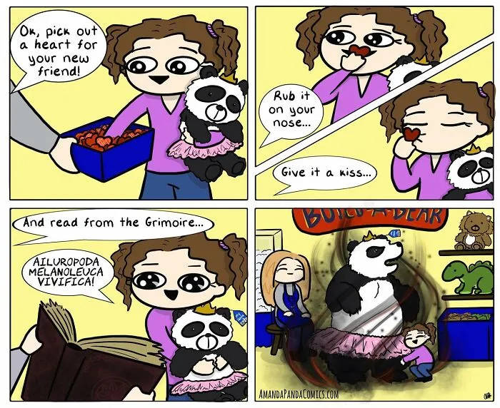 30 Hilarious Comics Depicting Ordinary Situations With A Chaotic Twist By Artist Amanda Panda