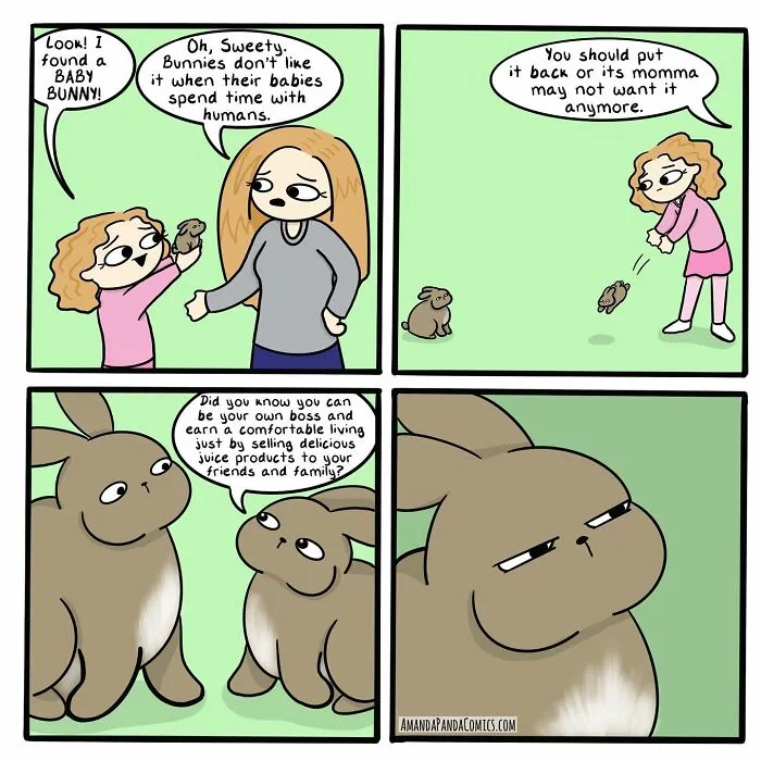 30 Hilarious Comics Depicting Ordinary Situations With A Chaotic Twist By Artist Amanda Panda
