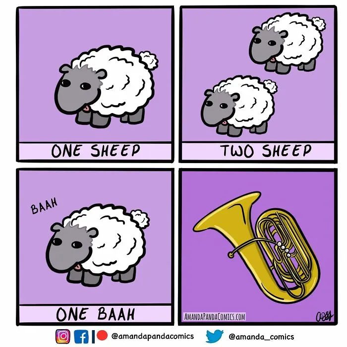 30 Hilarious Comics Depicting Ordinary Situations With A Chaotic Twist By Artist Amanda Panda