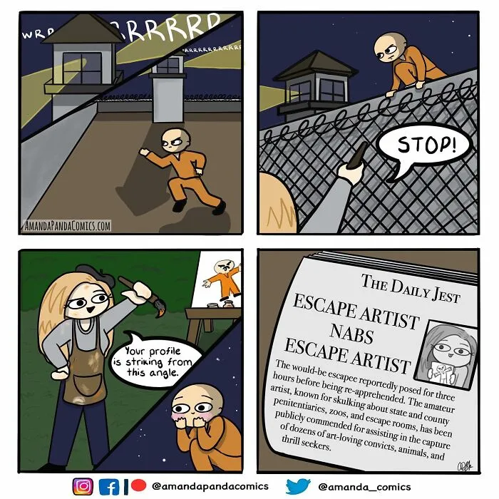 30 Hilarious Comics Depicting Ordinary Situations With A Chaotic Twist By Artist Amanda Panda