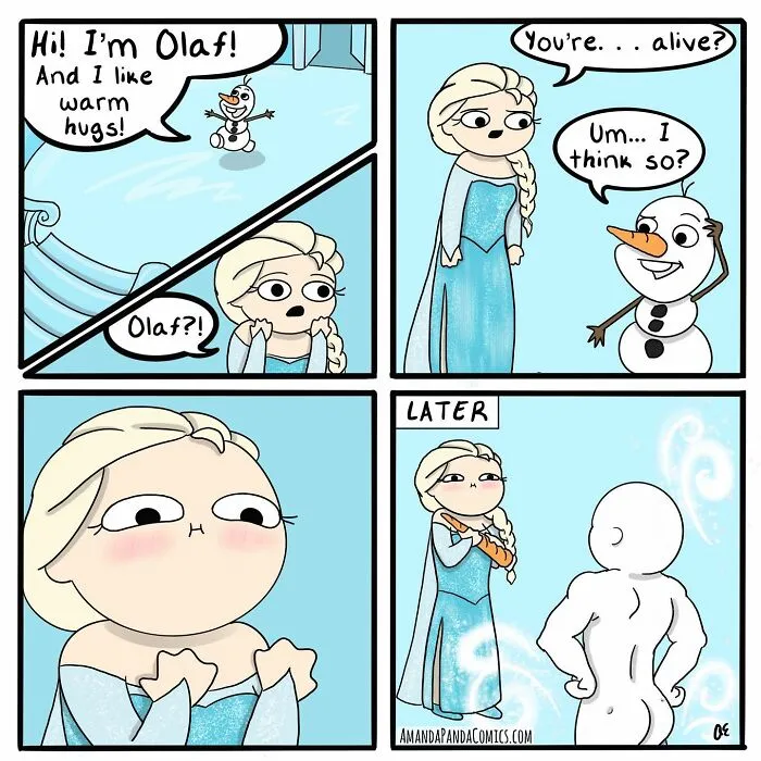 30 Hilarious Comics Depicting Ordinary Situations With A Chaotic Twist By Artist Amanda Panda