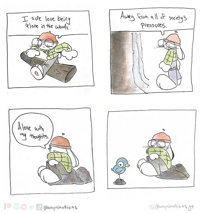 Alone In The Woods