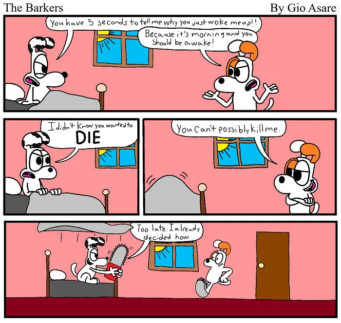 I Made 25 Comics About These 4 Dogs In Random Situations