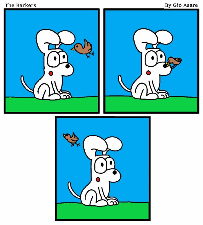 I Made 25 Comics About These 4 Dogs In Random Situations