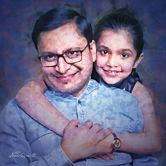 I Turn Your Favorite Photos Into Digital Portraits In A Canvas Painting Style (17 Pics)