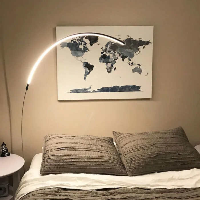 <span Style="Font:inherit;color:#d74b1f;"> Arc Floor Lamp </Span> - A Bright, Contemporary Standing Lamp - Great For Reading, Working, And More!