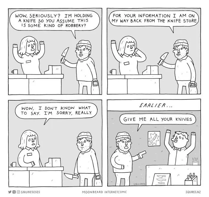 “Squires”: 30 Hilarious Comics With Unexpected Twists By Artist From New Zealand