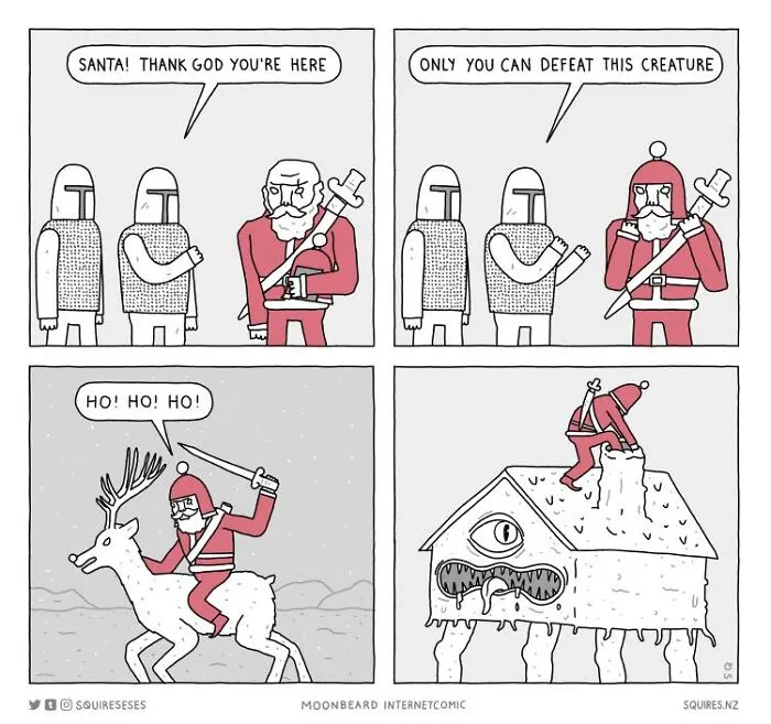 “Squires”: 30 Hilarious Comics With Unexpected Twists By Artist From New Zealand