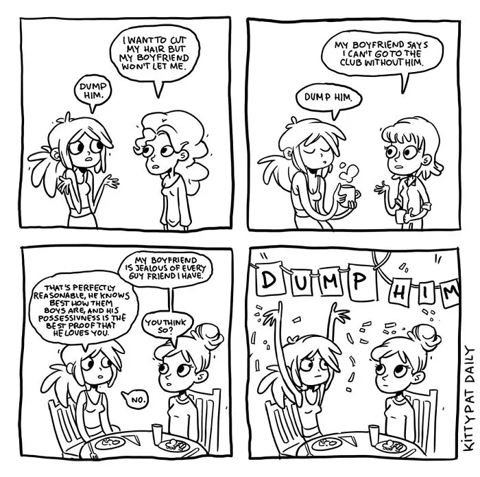 30 Sarcastic Comics Featuring Random Topics By Kasia Babis