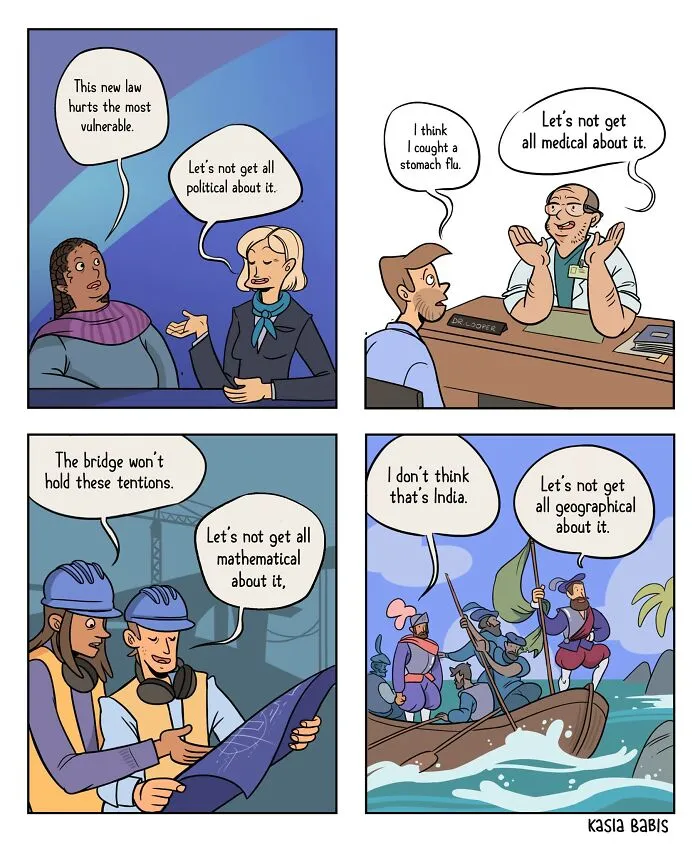 30 Sarcastic Comics Featuring Random Topics By Kasia Babis