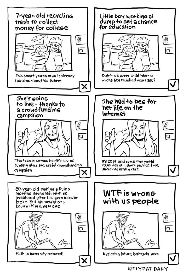 30 Sarcastic Comics Featuring Random Topics By Kasia Babis