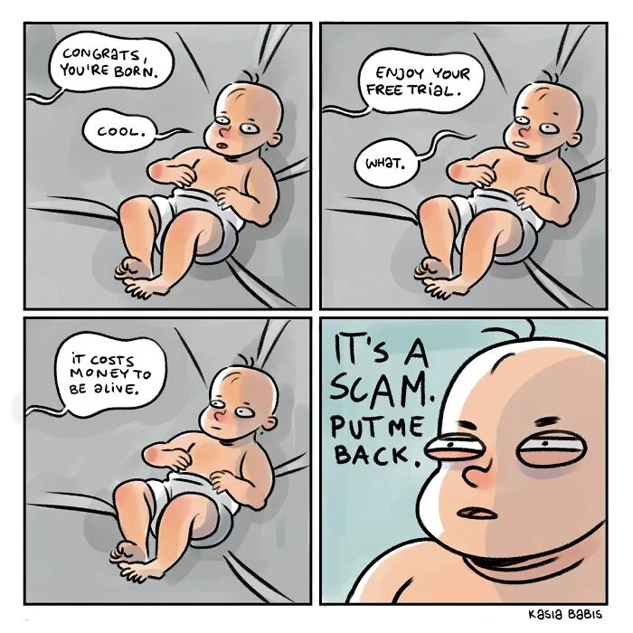 30 Sarcastic Comics Featuring Random Topics By Kasia Babis