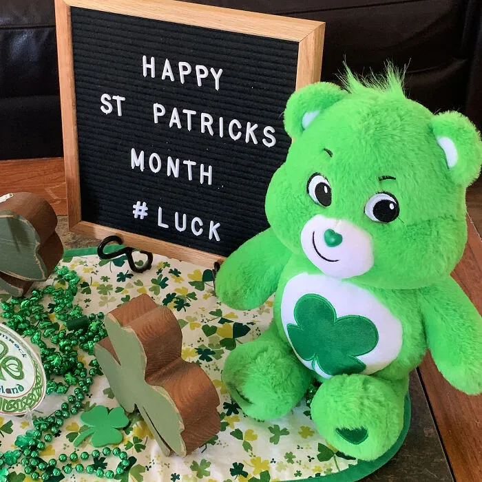 Cuddle Up With Luck: Care Bears <span Style="Font:inherit;color:#d74b1f;"> Good Luck Bear</Span>, Your St. Patrick’s Day Green Mascot!