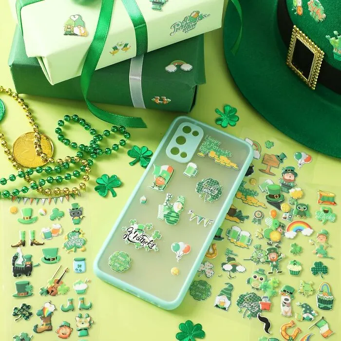 Craft Your Luck: St. Patrick's Day <span Style="Font:inherit;color:#d74b1f;">Puffy Stickers </Span> - The Essential Touch For Festive Fun And DIY Magic!