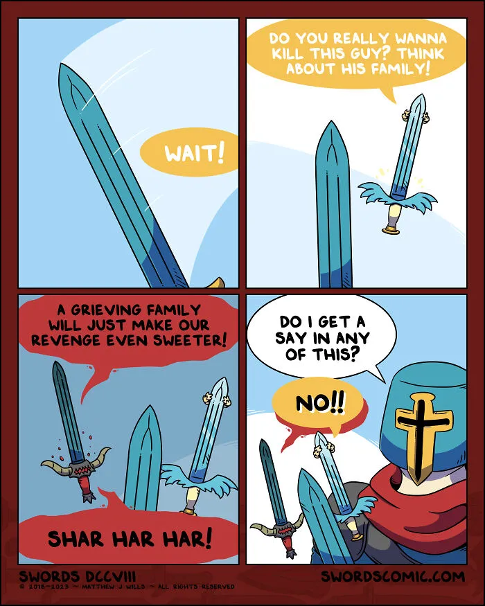 My Fantasy Webcomic All About Swords Turned 6 Years Old