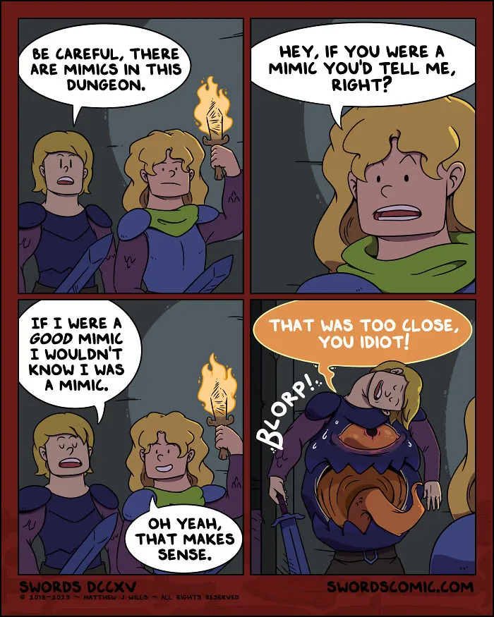 My 20 Humorous Comics Featuring Mythical Creatures And Swords (New Pics)