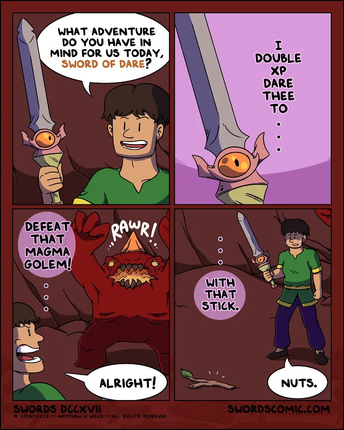 My 20 Humorous Comics Featuring Mythical Creatures And Swords (New Pics)