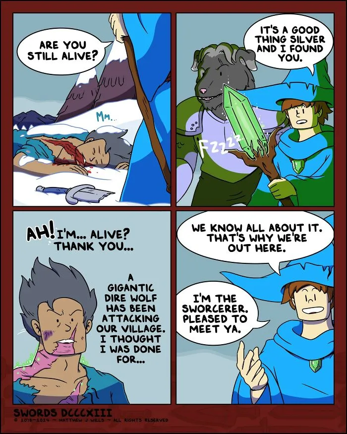 My 20 Humorous Comics Featuring Mythical Creatures And Swords (New Pics)