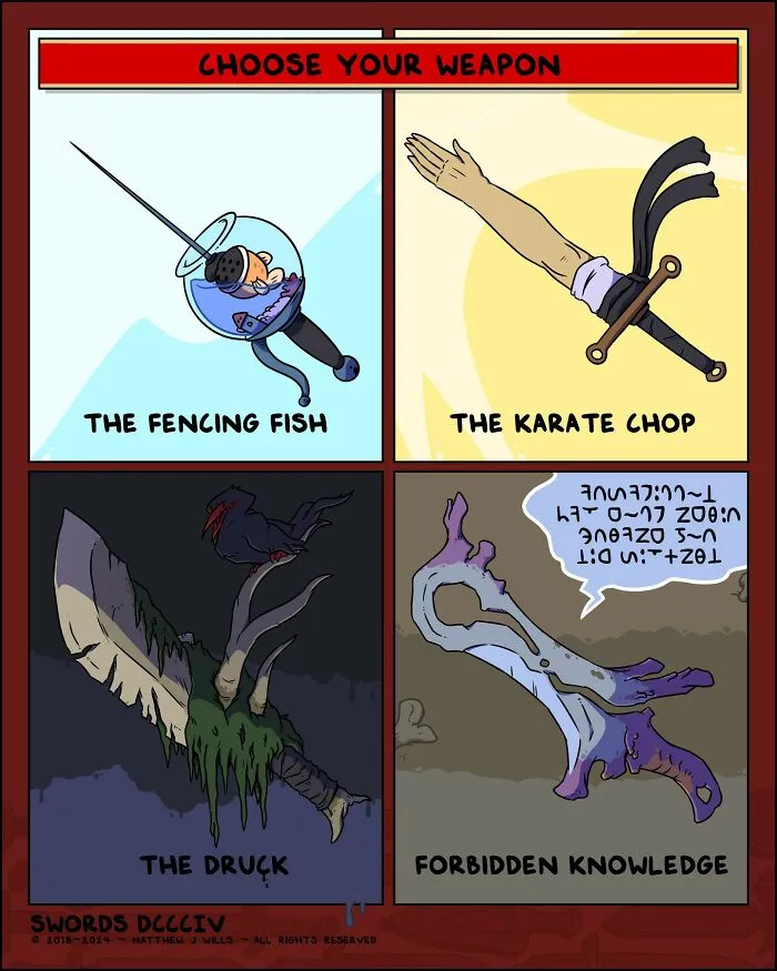 My 20 Humorous Comics Featuring Mythical Creatures And Swords (New Pics)