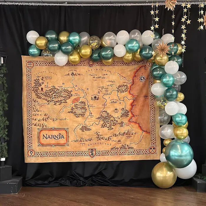 <span Style="Font:inherit;color:#d74b1f;"> Large Narnia World Map Poster Tapestry </Span> To Elevate Your Home Or Party Decor