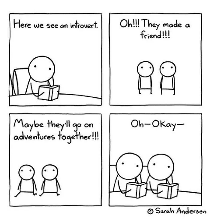 50 Of The Newest Comics About Life As An Introvert By Sarah Andersen