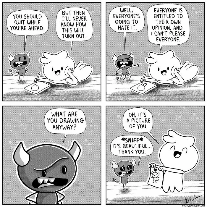 30 Wholesome Comics That Will Boost Your Positivity Levels By This Artist