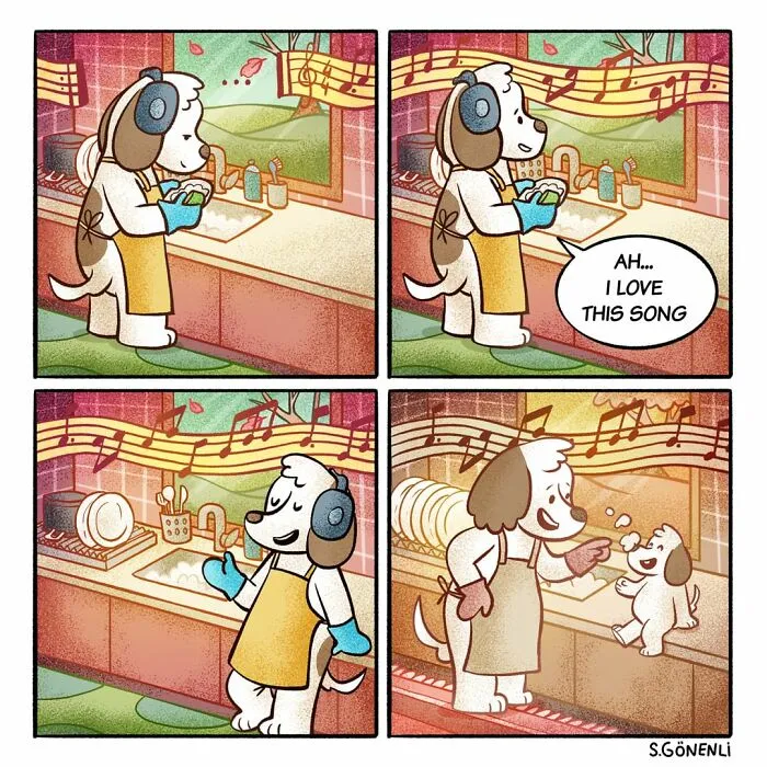 Funny And Wholesome Comics Depicting The Daily Life Of A Dog In A Human Way By This Artist (30 Pics)