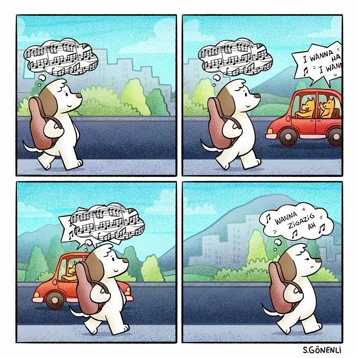 Funny And Wholesome Comics Depicting The Daily Life Of A Dog In A Human Way By This Artist (30 Pics)