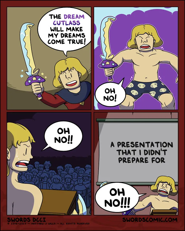 My 20 Humorous Comics Featuring Mythical Creatures And Swords (New Pics)