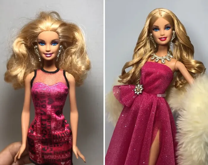 Barbie Glow Up Moments: 18 Awesome Transformations By Daniel Lima