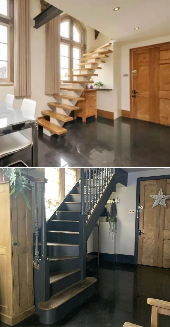 We Moved Into A House And The Stairs Were Scary. So We Changed Them