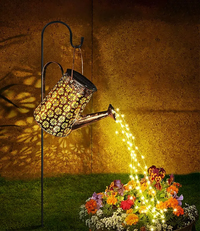 <span Style="Font:inherit;color:#d74b1f;"> A Solar Watering Can With Lights</Span> That'll Sprinkle Your Nights With Bright Joy And Keep Your Garden Shining