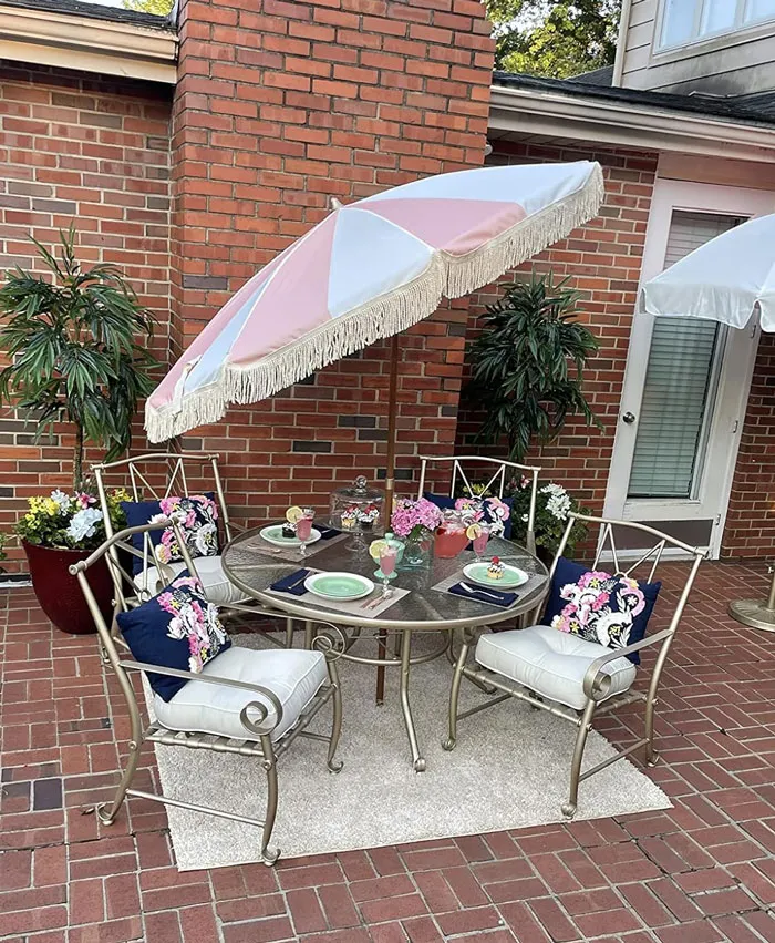 Embrace The California Vibes Without Hitting The Coast With <span Style="Font:inherit;color:#d74b1f;"> The Chic Summerland Beach Umbrella</Span>!