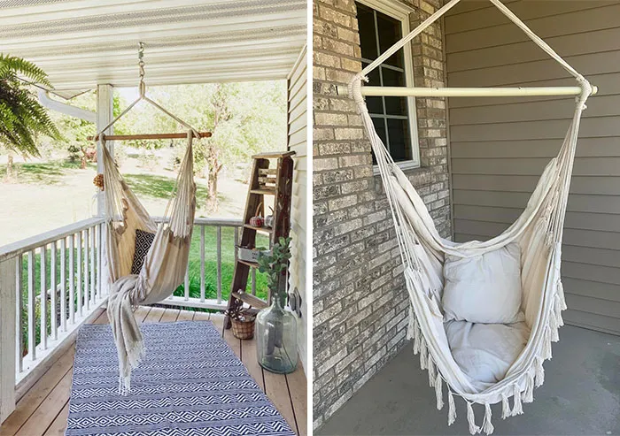 <span Style="Font:inherit;color:#d74b1f;"> Hammock Chair</Span> For The Perfect Chill Spot This Season, Because Who Doesn't Love A Good Swing And Sip?