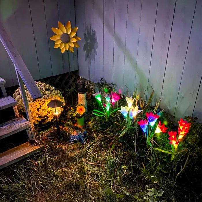 Upgrade Your Garden With These <span Style="Font:inherit;color:#d74b1f;"> Solar Lily Lights</Span>, Because Who Wouldn't Want An Enchanted Wonderland Vibe In Their Own Backyard?