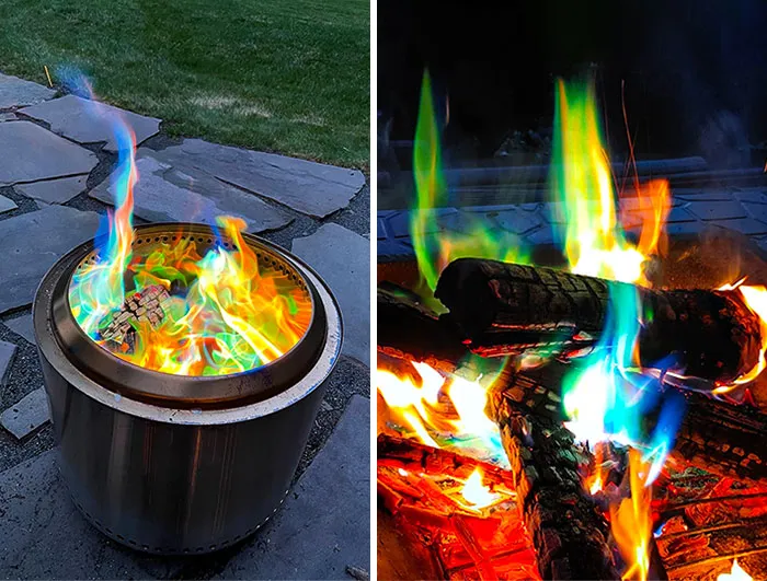 <span style="font:inherit;color:#d74b1f;"> A Mystical Fire Flame Colorant</span> For Campfires That'll Make Your Nights Outdoors Truly ~Lit~ With Vibrant Colors